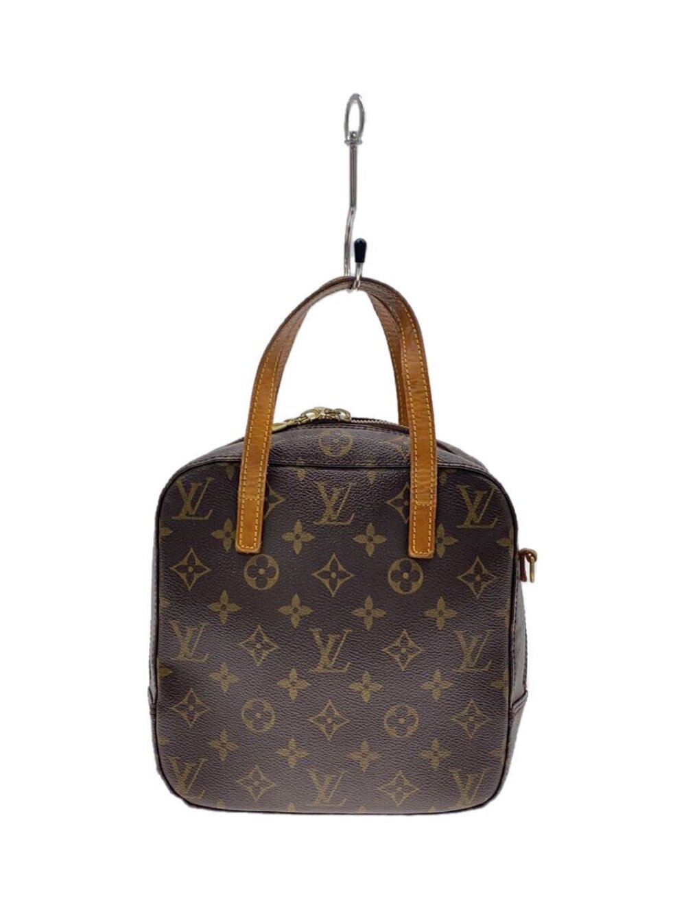 LOUIS VUITTON Spontini Monogram Canvas Brown Bag